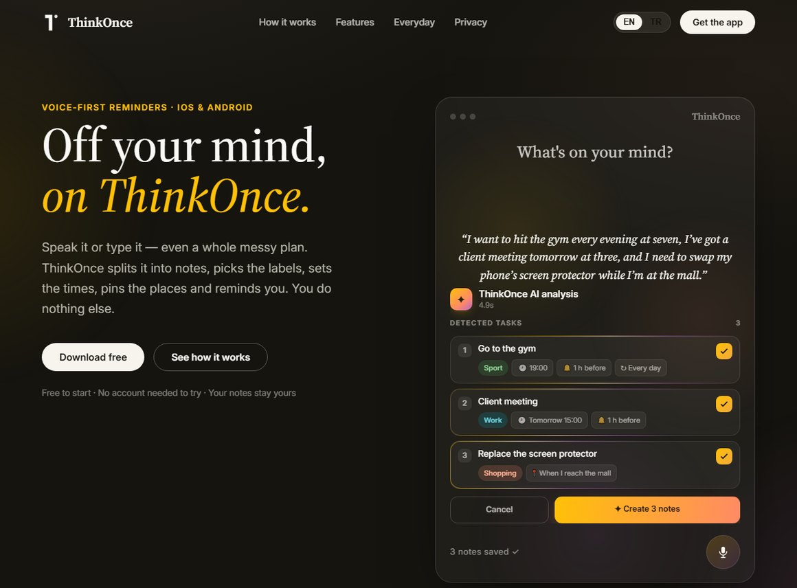 ThinkOnce